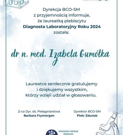 Diagonosta laboratoryjny roku 2024